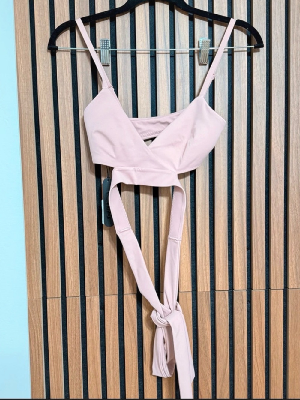 Nike Skims Matte Pink Himalayan Wrap Bra